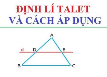 Áp dụng định lý một cách phù hợp